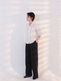  Quần dài nữ  Tucked Straight Black  B1-030 