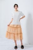  Chân váy nữ  Ribbon Skirt    Yellow  NAR-B056YL-F 