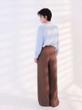  Quần dài nữ  Tucked Straight Brown  B1-030 