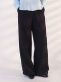  Quần dài nữ  Tucked Straight Black  B1-030 