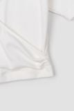  Áo thun nữ  V  neck Wrap cropped  A3-014 