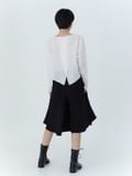  Áo kiểu nữ  Cropped & Back slit  A3-002 