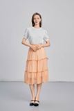  Chân váy nữ  Ribbon Skirt    Yellow  NAR-B056YL-F 
