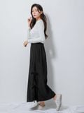  Chân váy nữ  Ribbon Slit Skirt  NAR-B018 