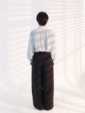  Quần dài nữ  Tucked Straight Black  B1-030 