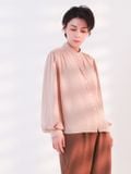  Áo kiểu nữ  Henryneck Blouse  A1-035 