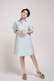  Đầm nữ  Loose Shirt dress  C1-042 