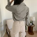  Áo sơmi nữ  S.Shirt  A2-029GN 