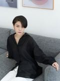  Áo sơmi nữ  Overfit Button down  A2-016 