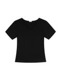  Áo thun nữ  Ribbed V  neck  A3-010 