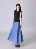  Chân váy nữ  Flowy Long Skirt  B3-027 