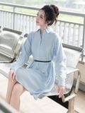  Đầm nữ  Loose Shirt dress  C1-042 