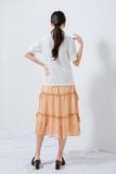  Chân váy nữ  Ribbon Skirt    Yellow  NAR-B056YL-F 