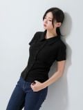  Áo thun nữ  Collared Top  NAR-A036 