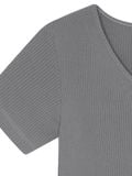  Áo thun nữ  Ribbed V  neck  A3-010 
