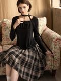  Chân váy nữ  Checkered Skirt  B3-028 