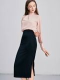  Áo kiểu nữ  Back Ribbon Blouse  A1-034 