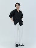  Áo sơmi nữ  Overfit Button down  A2-016 