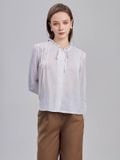  Áo kiểu nữ  Ruffle Ribbon Top  A1-033 