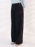  Quần dài nữ  Tucked Straight Black  B1-030 