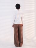  Quần dài nữ  Tucked Straight Brown  B1-030 