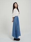  Áo kiểu nữ  Ribbon Puff Blouse  A1-039 