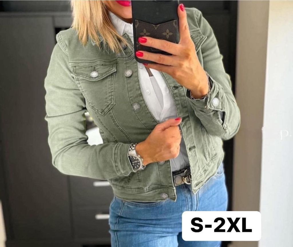 džínová bunda khaki ( 310kc x 5ks)