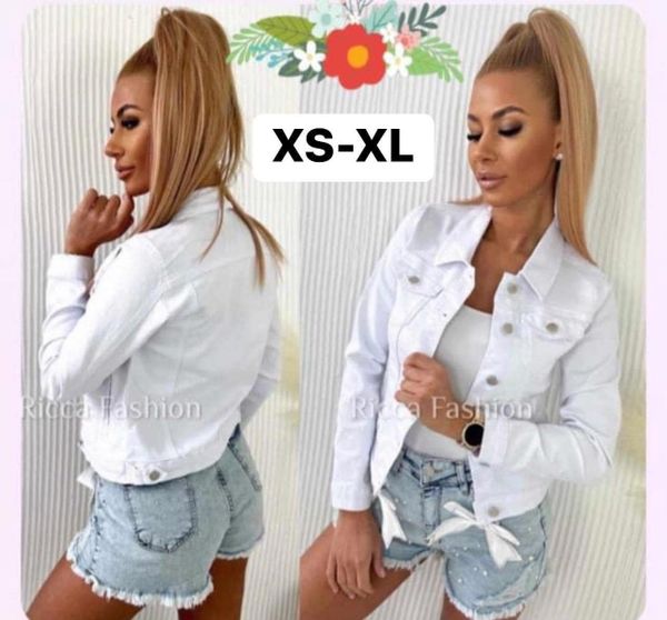  Džinová bunda bilá ( 310kc x 5ks) 