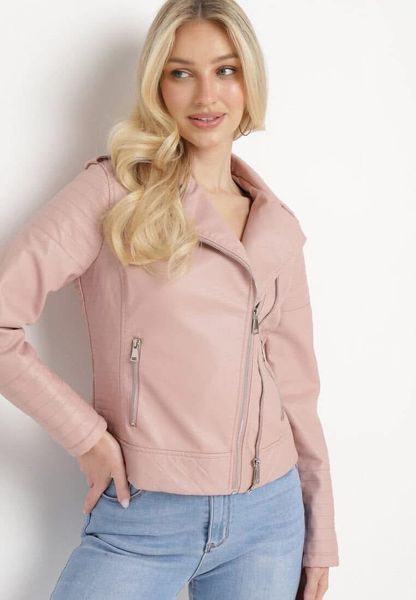  KOŽENÁ BUNDA RUŽOVÁ S-XXL ( 420KC 5KS) 