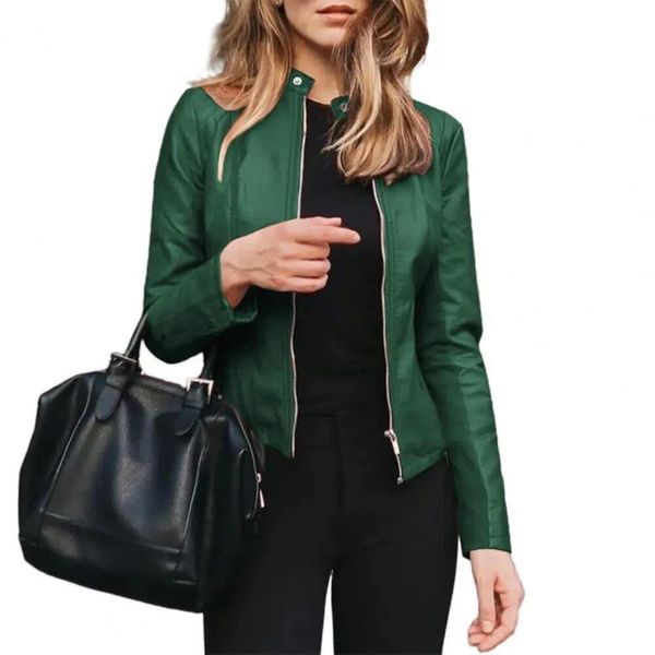  KOŽENÁ BUNDA ZELENÁ S-XXL ( 420KC 5KS) 