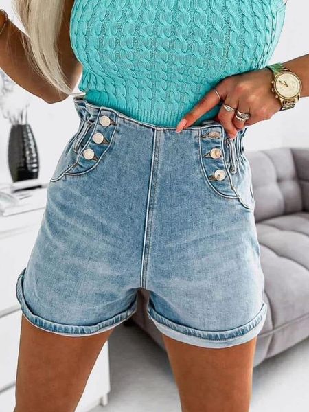  Džínové kraťasy(XS-XL)-(200KCX12KS) 