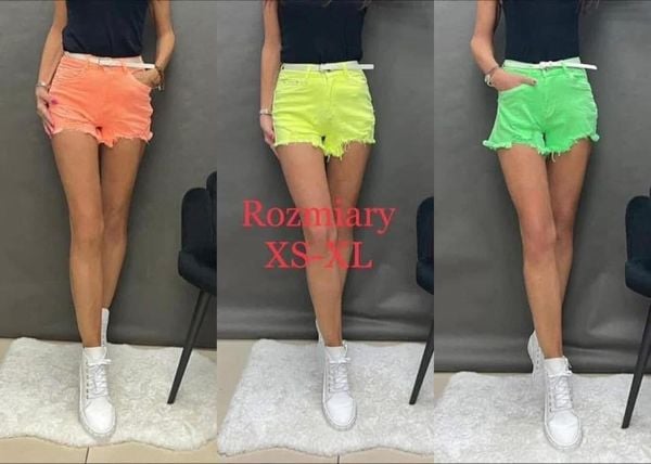  Džínové kraťasy(XS-XL)-(150KCX12KS) 