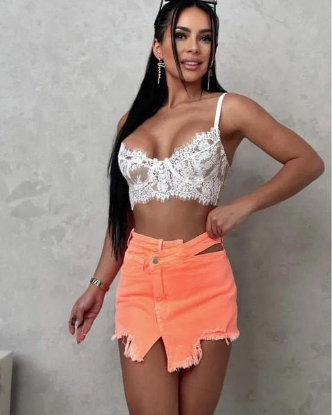  Džínové kraťasy(XS-XL)-(200KCX12KS) 