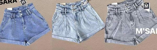  Džínové kraťasy(XS-XL)-(200KCX12KS) 