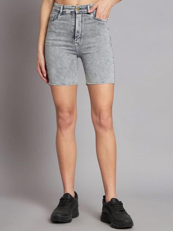 Džínové kraťasy(XS-XL)-(260KCX12KS)