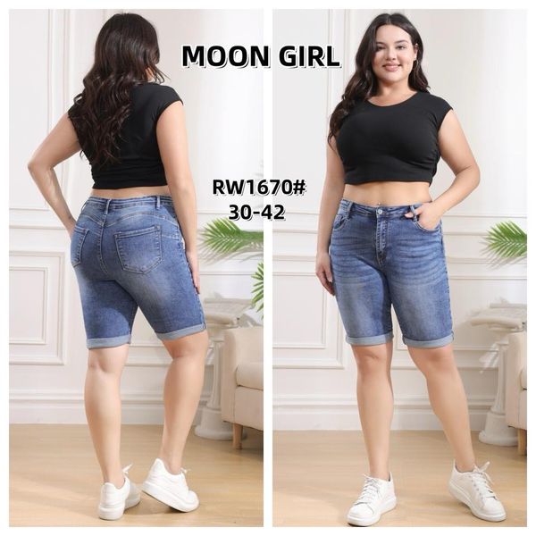  Džínové kraťasy(30-42)-(240KCX12KS) 