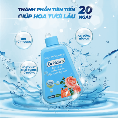 Nước Dưỡng Hoa Cao Cấp DR.NATRO Công Nghệ Nhật Bản 300ml
