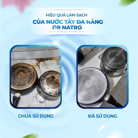 Combo 10 Siêu Tẩy Đa Năng DR.NATRO 500ml Làm sạch vượt trội