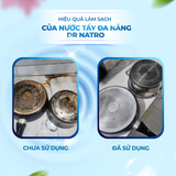 COMBO 2 Siêu Tẩy Đa Năng DR.NATRO 500 ml + Tặng 1 chai tẩy đa năng 50ml + 2 miếng chà nhám + 2 miếng cước tím