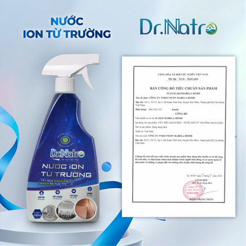 [COMBO MUA 1 Được 4] 1 Siêu Tẩy Đa Năng DR.NATRO 500ml + 1 Gói Dưỡng Hoa + 1 miếng chà nhám+1 miếng cước tím