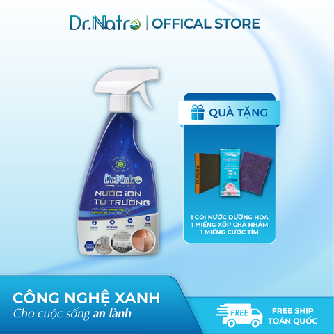[COMBO MUA 1 Được 4] 1 Siêu Tẩy Đa Năng DR.NATRO 500ml + 1 Gói Dưỡng Hoa + 1 miếng chà nhám+1 miếng cước tím