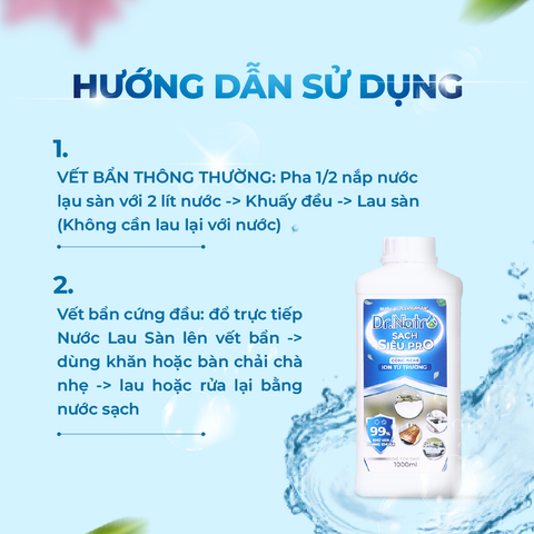 Nước lau sàn đa năng DR.NATRO 1000ml