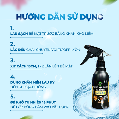 Nước xịt bóng đa năng DRNATRO 300ml