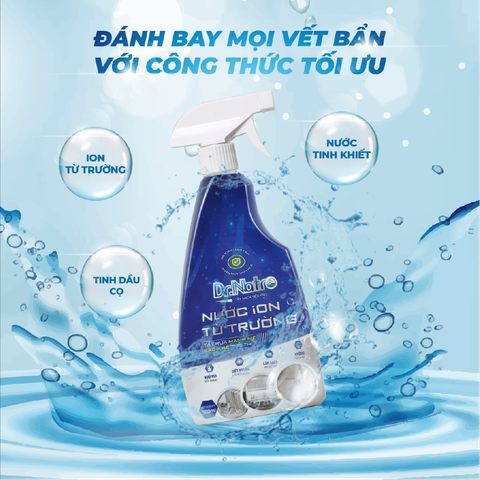 [COMBO MUA 1 Được 4] 1 Siêu Tẩy Đa Năng DR.NATRO 500ml + 1 Gói Dưỡng Hoa + 1 miếng chà nhám+1 miếng cước tím