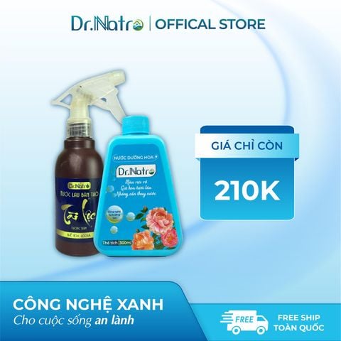 COMBO Nước Dưỡng Hoa & Nước Lau Bàn Thờ DR.NATRO 300ml