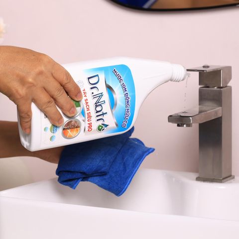 Nước Ion Đồng Hữu Cơ DR.NATRO 1000ml + Tặng 1 miếng chà nhám