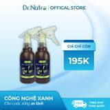 COMBO 2 Nước Lau Bàn Thờ DR.NATRO Hương Trầm Tự Nhiên 300ml