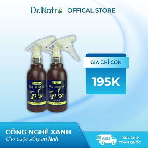 COMBO 2 Nước Lau Bàn Thờ DR.NATRO Hương Trầm Tự Nhiên 300ml
