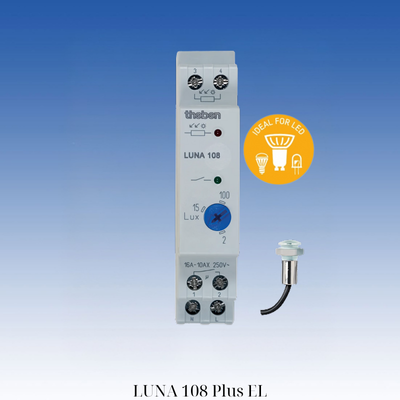 Công tắc cảm biến ánh sáng LUNA 108 plus EL | Theben