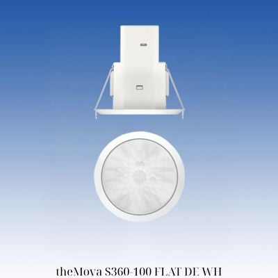 Cảm biến chuyển động TheMova S360-100 FLAT DE WH | Theben